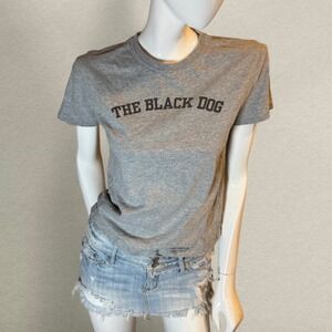 The Black Dog Grey Graphic Cotton Baby Tee Size Youth 8 Womens S